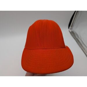Vintage Kmart All-Pro Trucker Hat Orange Cream Mesh Snapback Made in USA S/M